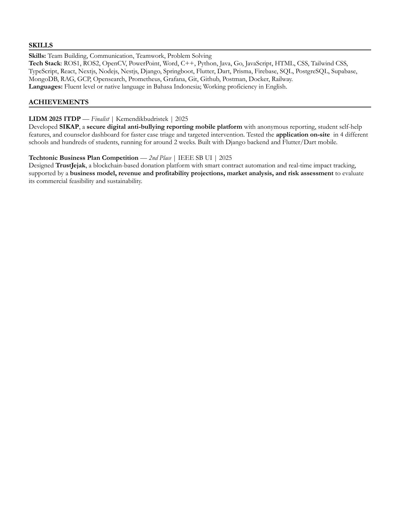 Tristan Rasheed Satria CV, page 3 of 3